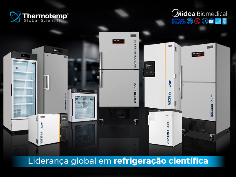 Ultrafreezers, freezers e refrigeradores para vacinas